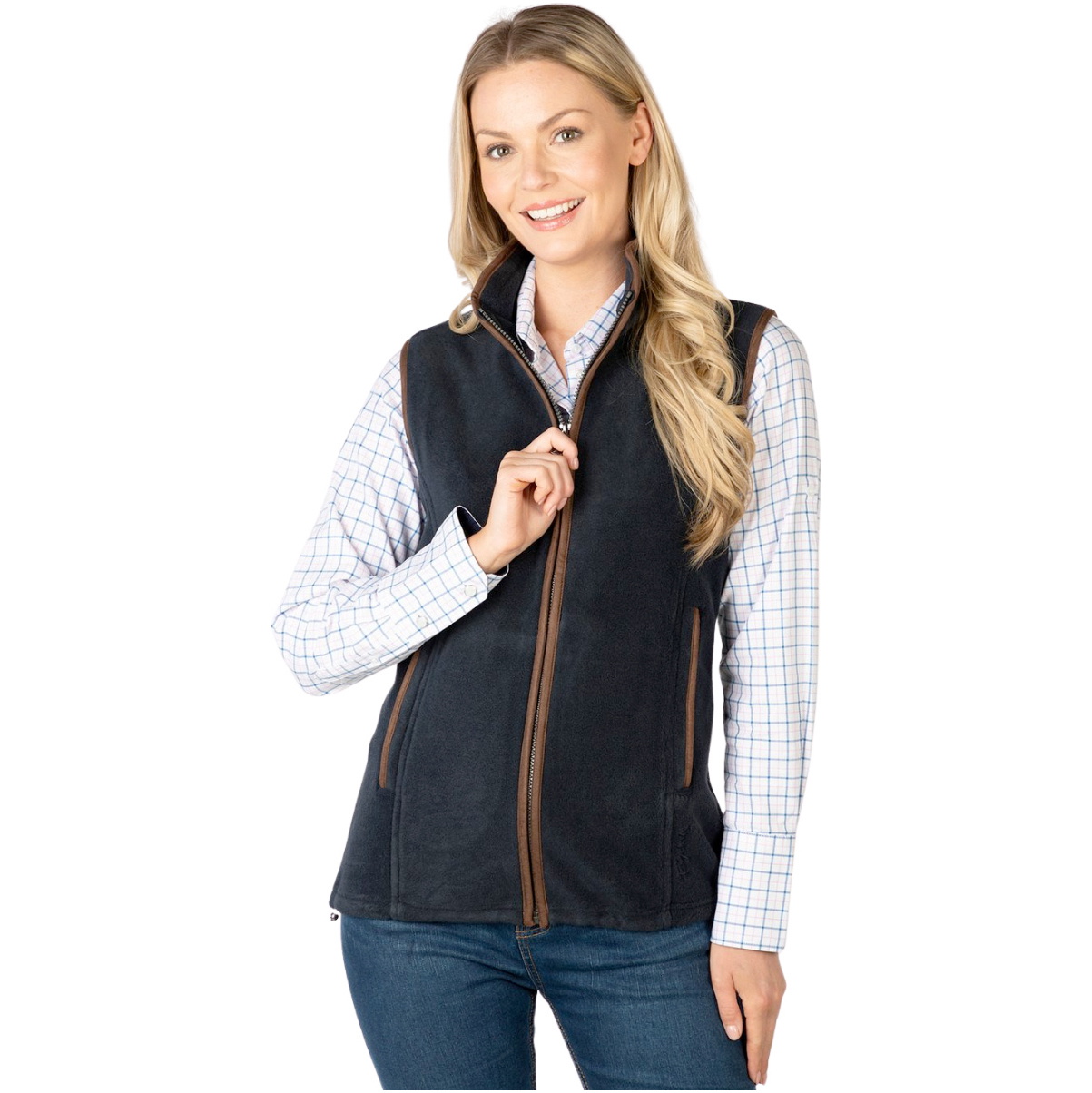 2025 Rydale Damen Huggate Fleece Weste 405697 - Ink